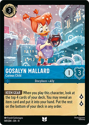 Gosalyn Mallard - Curious Child