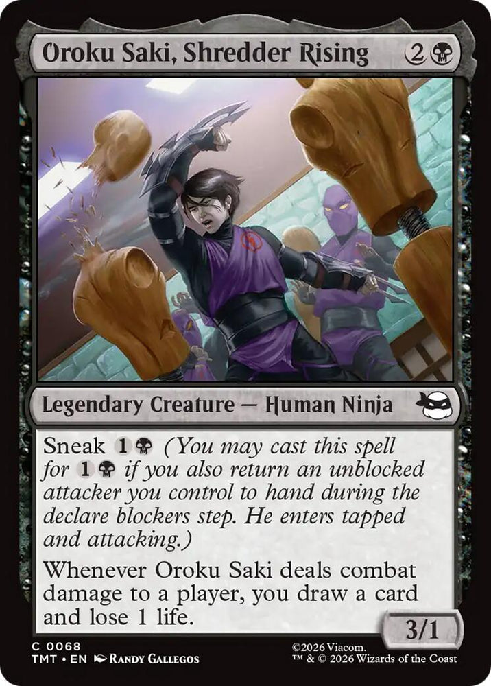 Oroku Saki, Shredder Rising