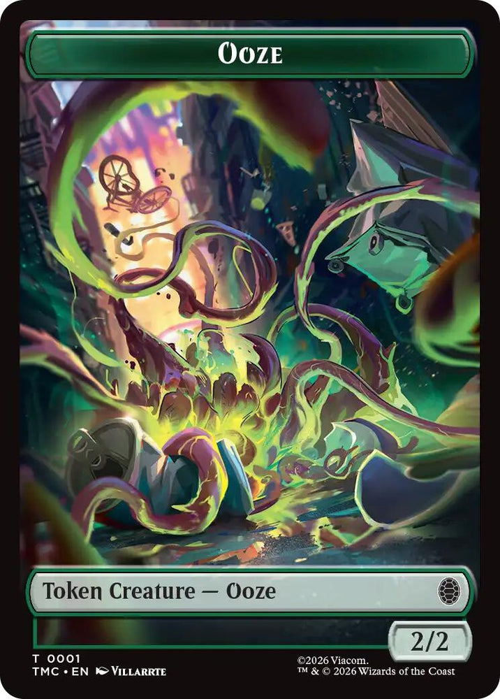 Ooze // Copy Double-Sided Token [Teenage Mutant Ninja Turtles Commander Tokens]