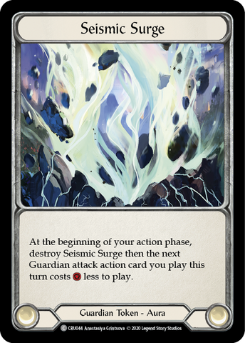 Seismic Surge [CRU044] 1st Edition Rainbow Foil