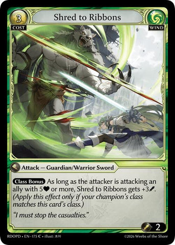 Shred to Ribbons (175) [Radiant Origins: Pantheon]