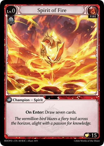 Spirit of Fire (001B) [Radiant Origins: Pantheon]