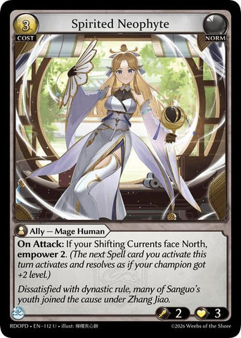 Spirited Neophyte (112) [Radiant Origins: Pantheon]