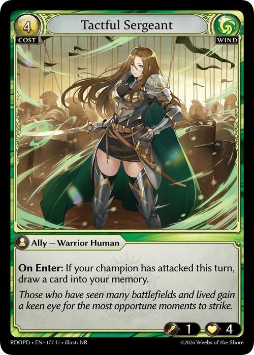 Tactful Sergeant (177) [Radiant Origins: Pantheon]