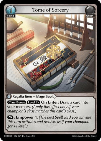 Tome of Sorcery (029) [Radiant Origins: Pantheon]