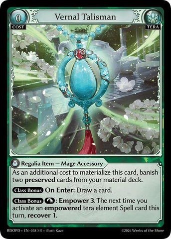 Vernal Talisman (038) [Radiant Origins: Pantheon]