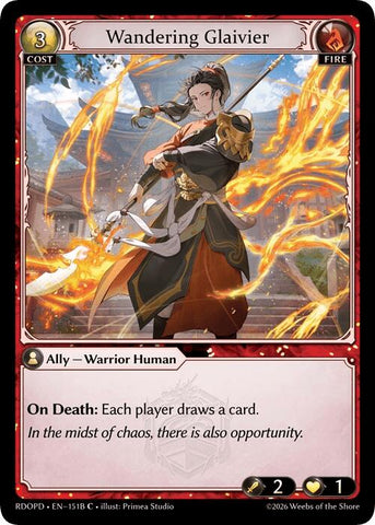 Wandering Glaivier (151B) [Radiant Origins: Pantheon]