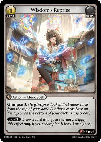 Wisdom's Reprise (124) [Radiant Origins: Pantheon]