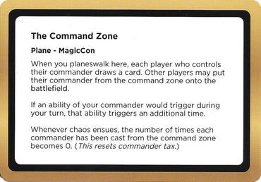 The Command Zone (Black Lotus Unknown Planechase) [Oversize Cards]