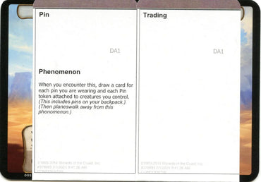 Pin Trading (Black Lotus Unknown Planechase) [Oversize Cards]