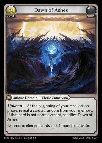 Dawn of Ashes (66) [Radiant Origins]