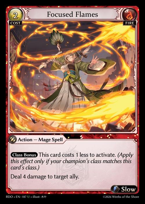 Focused Flames (187) [Radiant Origins]