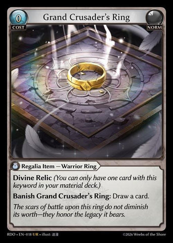Grand Crusader's Ring (18) [Radiant Origins]