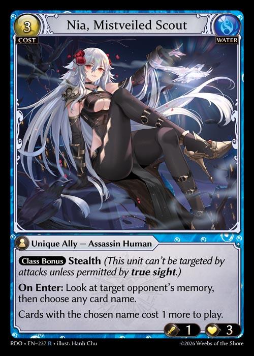 Nia, Mistveiled Scout (237) [Radiant Origins]