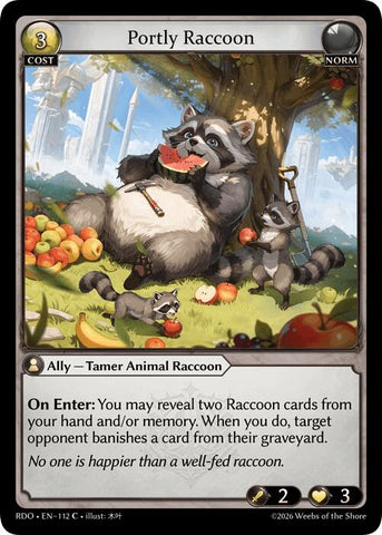 Portly Raccoon