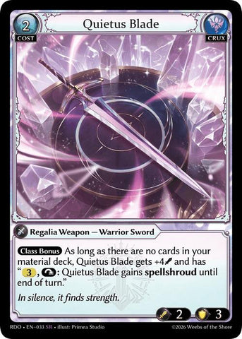 Quietus Blade