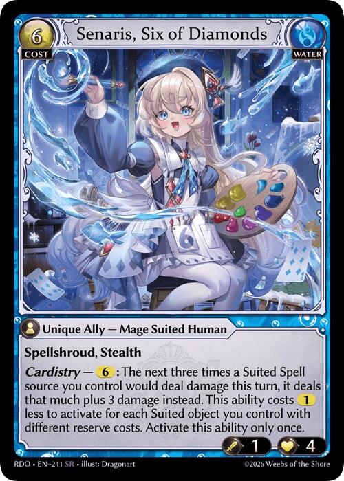 Senaris, Six of Diamonds