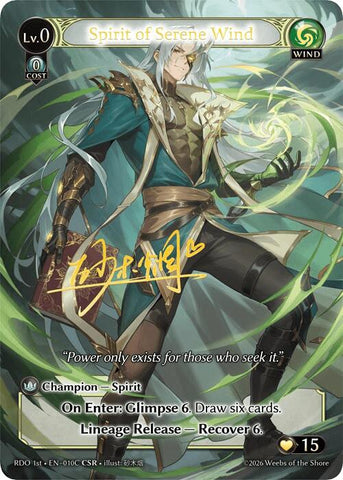 Spirit of Serene Wind (010C) [Radiant Origins]