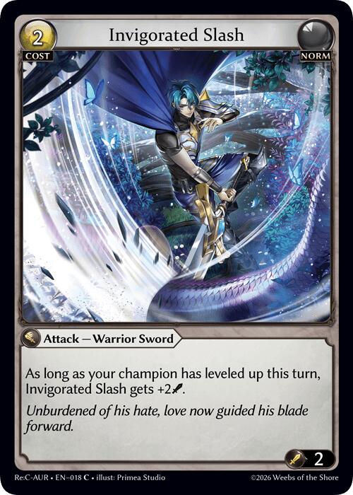 Invigorated Slash (18) [Mordred Re: Collection, Aurelian Regent]