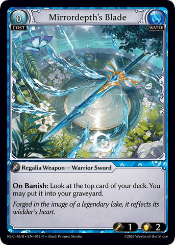 Mirrordepth's Blade (12) [Mordred Re: Collection, Aurelian Regent]