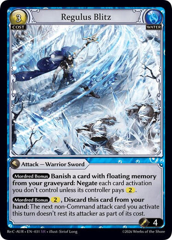 Regulus Blitz (31) [Mordred Re: Collection, Aurelian Regent]