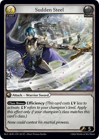 Sudden Steel (21) [Mordred Re: Collection, Aurelian Regent]