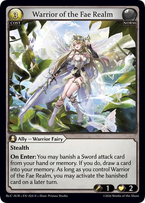 Warrior of the Fae Realm (24) [Mordred Re: Collection, Aurelian Regent]