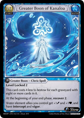Greater Boon of Kanaloa (12) [Radiant Origins: Pantheon]