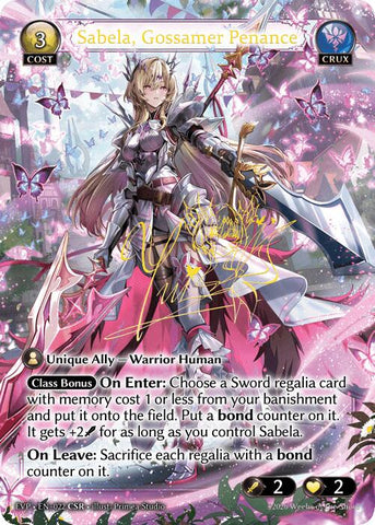 Sabela, Gossamer Penance (022) [Radiant Origins Event Pack]