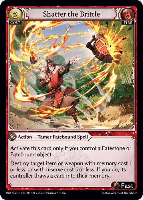 Shatter the Brittle (017) [Radiant Origins Event Pack]