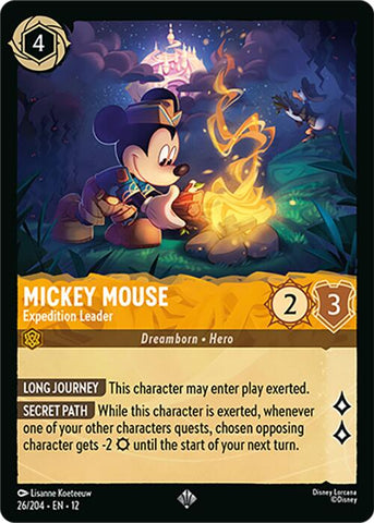Mickey Mouse - Expedition Leader (26/204) [Wilds Unknown]