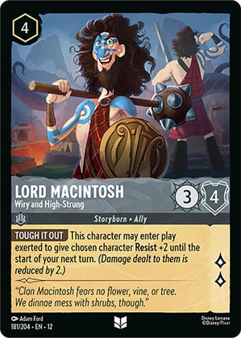 Lord Macintosh - Wiry and High-Strung