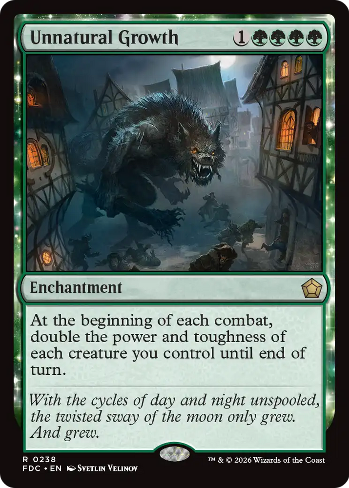 Unnatural Growth [Foundations Commander]