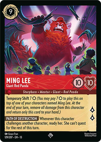 Ming Lee - Giant Red Panda (129/204) [Attack of the Vine!]