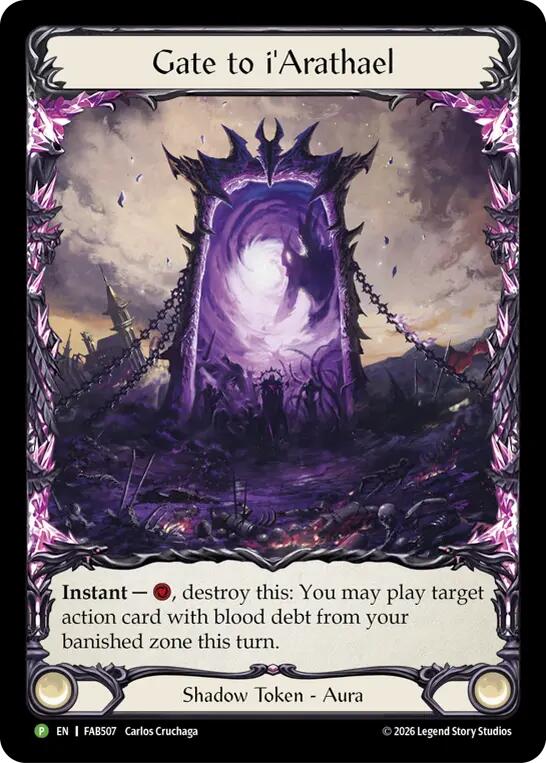 Gate to i'Arathael [FAB507] (Promo)  Rainbow Foil