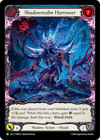 Shadowrealm Harrower (Blue) [FAB510] (Promo)  Rainbow Foil
