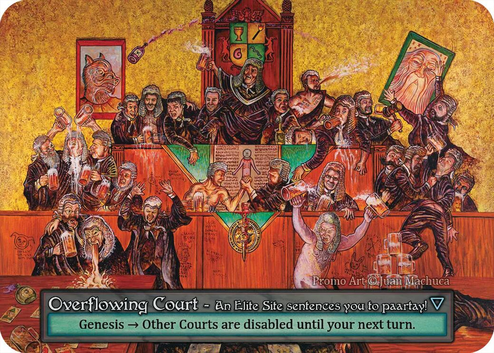 Overflowing Court (Foil) [Dust Reward Promos]
