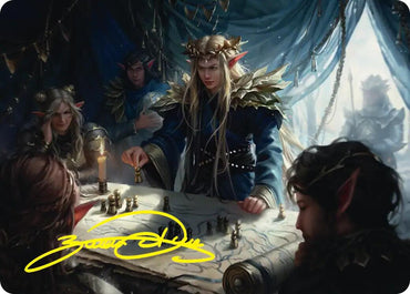 Thranduil the Strategist Art Card (Gold-Stamped Signature) [The Hobbit Art Series]