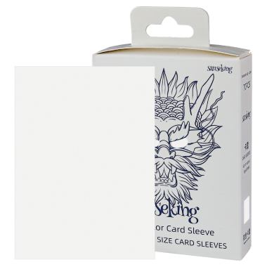 SINGLE COLOR CARD SLEEVE WHITE