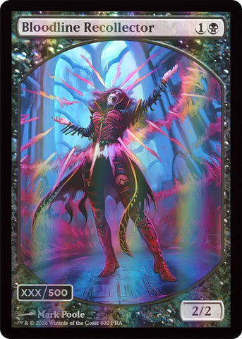 Bloodline Recollector (Retro Frame) (Serial Numbered) (Double Rainbow Foil) [Reality Fracture]