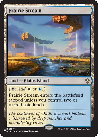Prairie Stream [The List]