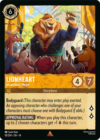 Lionheart - Incumbent Mayor