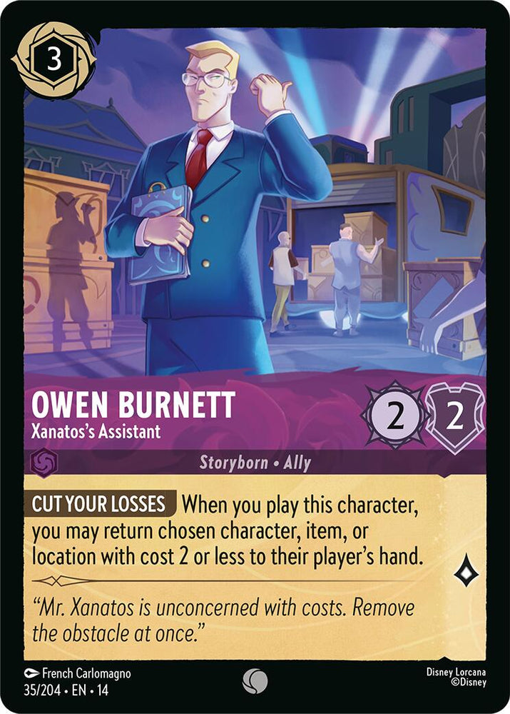 Owen Burnett - Xanatos's Assistant