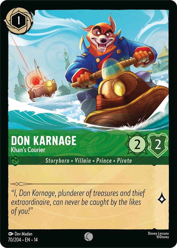 Don Karnage - Khan's Courier