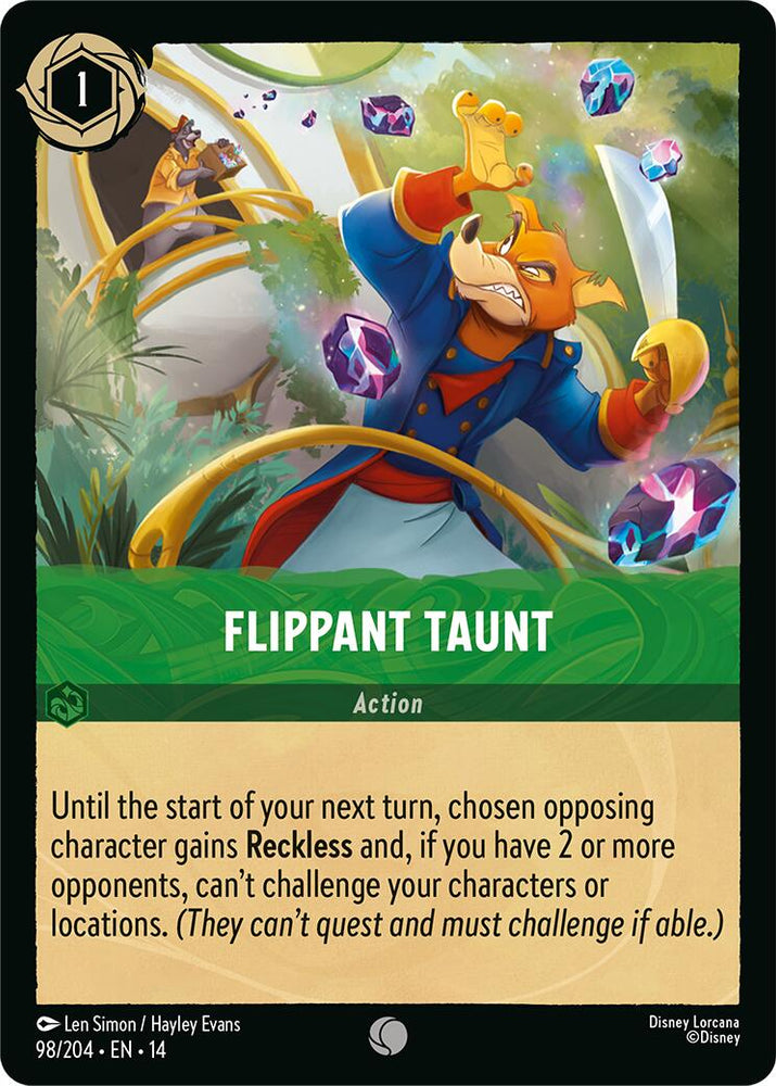 Flippant Taunt
