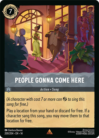 People Gonna Come Here