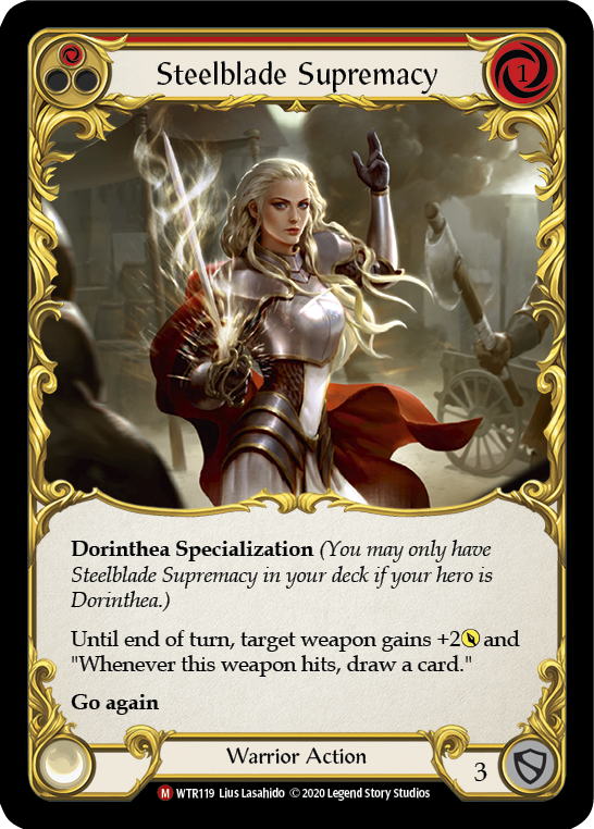 Steelblade Supremacy [WTR119] Unlimited Edition Rainbow Foil