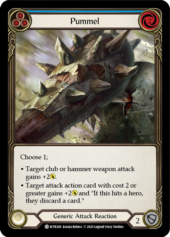 Pummel (Blue) [WTR208] Unlimited Edition Rainbow Foil