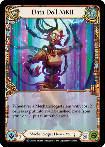 Data Doll MKII (Rainbow Foil) [CRU099-RF] Unlimited Rainbow Foil