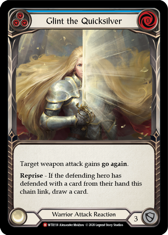 Glint the Quicksilver [WTR118] Unlimited Edition Normal